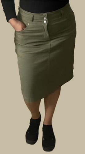 Ada Olive Green Skirt