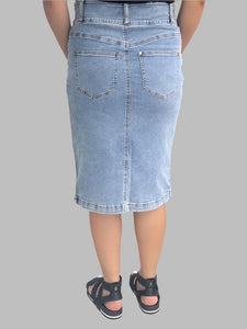 Ada Washed Jean Skirt