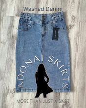 Load image into Gallery viewer, Ada Washed Jean Skirt