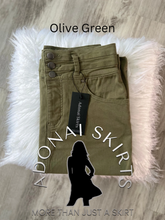 Load image into Gallery viewer, Ada Olive Green Skirt